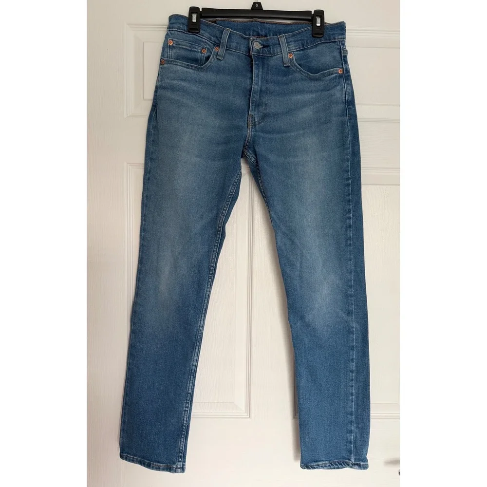 Levis 511 Slim Fit Mens Jeans 32x32 Medium Wash Blue Denim Pants